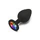 Rainbow Booty Jewel Medium - Zwart van het merk Anal Play - Buttplugs - online kopen bij Masculum.nl. De discrete online seks-toys en erotisch heren ondergoed winkel voor gay & hetero mannen.