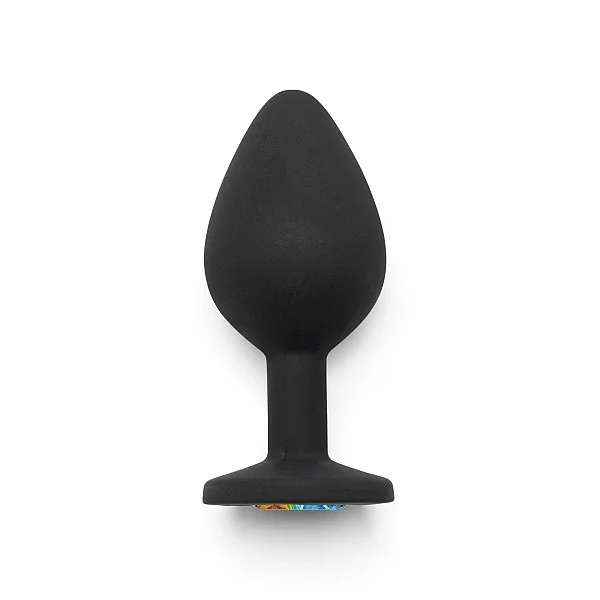 Rainbow Booty Jewel Medium - Zwart van het merk Anal Play - Buttplugs - online kopen bij Masculum.nl. De discrete online seks-toys en erotisch heren ondergoed winkel voor gay & hetero mannen.