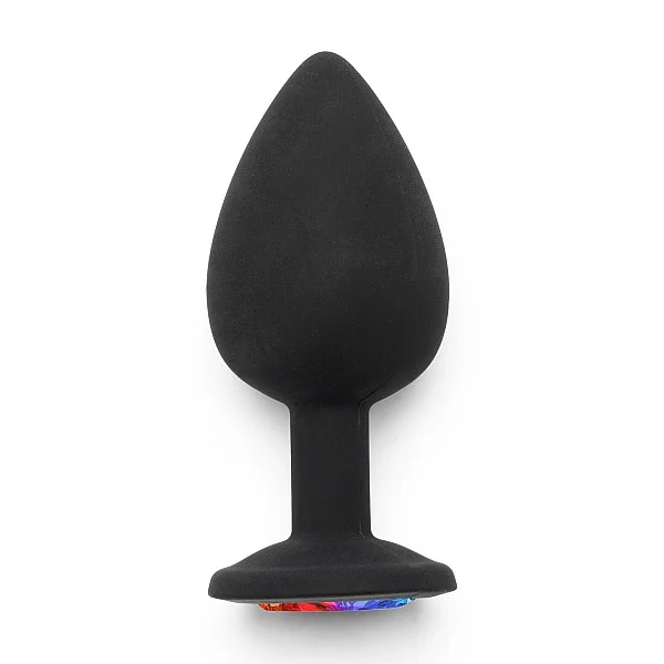 Rainbow Booty Jewel Large - Zwart van het merk Anal Play - Buttplugs - online kopen bij Masculum.nl. De discrete online seks-toys en erotisch heren ondergoed winkel voor gay & hetero mannen.