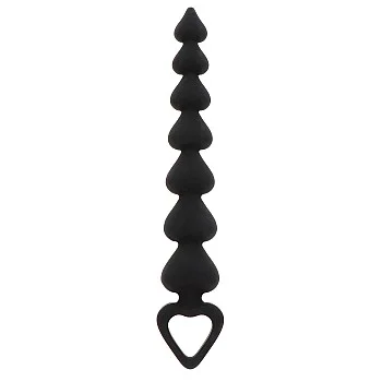 Heart Beads - Zwart