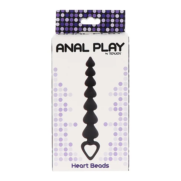 Heart Beads - Zwart van het merk Anal Play - Anale Kralen - online bestellen bij Masculum.nl. De discrete online seks-toys en erotisch heren ondergoed winkel voor gay & hetero mannen.