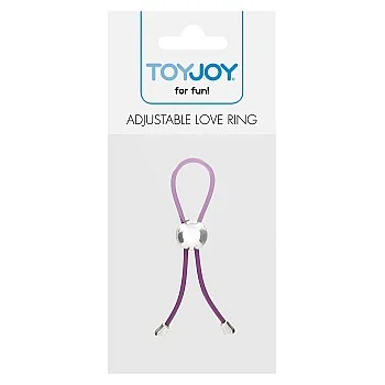 Adjustable Love Ring - Paars