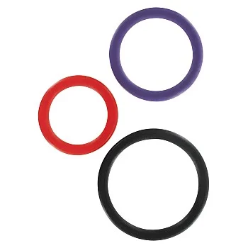 Triple Rings Multicolor 3pcs - Meerkleurig