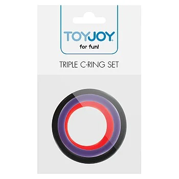 Triple Rings Multicolor 3pcs - Meerkleurig