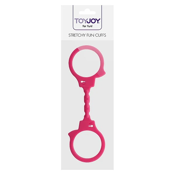 Stretchy Fun Cuffs - Roze van het merk Basics - Boeien - online kopen bij Masculum.nl. De discrete online seks-toys en erotisch heren ondergoed winkel voor gay & hetero mannen.