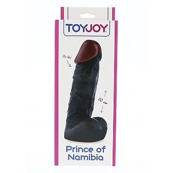 Prince Of Namibia 20 cm Dong - Zwart
