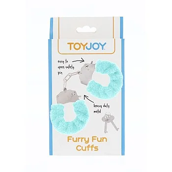 Furry Fun Cuffs - Aqua