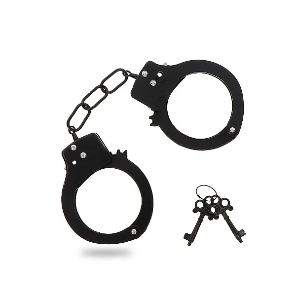 Metal Handcuffs - Zwart van het merk Classics - Boeien - online kopen bij Masculum.nl. De discrete online seks-toys en erotisch heren ondergoed winkel voor gay & hetero mannen.