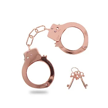Metal Handcuffs - Rose Gold