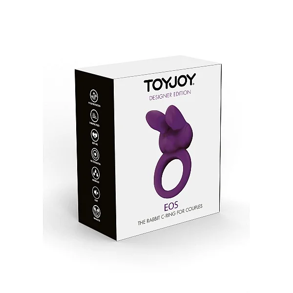 Eos The Rabbit C-Ring - Paars van het merk Designer Edition - Vibrerende Cockringen - online kopen bij Masculum.nl. De discrete online seks-toys en erotisch heren ondergoed winkel voor gay & hetero mannen.