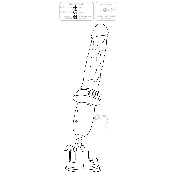 Magnum Opus Thruster Pro - Zwart van het merk Designer Edition - Vibrators - online kopen bij Masculum.nl. De discrete online seks-toys en erotisch heren ondergoed winkel voor gay & hetero mannen.
