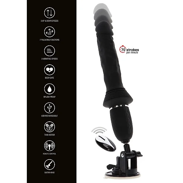 Magnum Opus Thruster Pro - Zwart van het merk Designer Edition - Vibrators - online kopen bij Masculum.nl. De discrete online seks-toys en erotisch heren ondergoed winkel voor gay & hetero mannen.