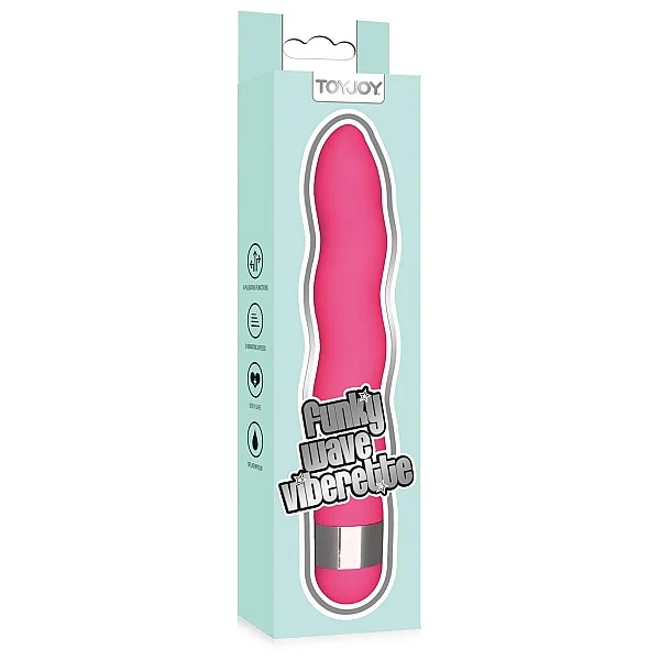 Funky Wave Vibrette - Roze van het merk Funky Fun Toys - Klassieke Vibrators - online bestellen bij Masculum.nl. De discrete online seks-toys en erotisch heren ondergoed winkel voor gay & hetero mannen.