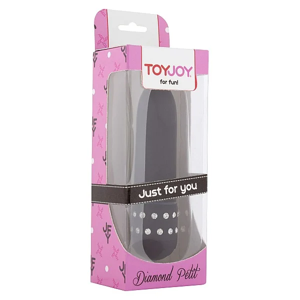 Diamond Petit Vibe - Zwart van het merk Just for You - Kleine Vibrators - online bestellen bij Masculum.nl. De discrete online seks-toys en erotisch heren ondergoed winkel voor gay & hetero mannen.