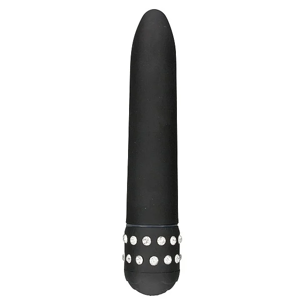 Diamond Superbe Vibe - Zwart van het merk Just for You - Klassieke Vibrators - online bestellen bij Masculum.nl. De discrete online seks-toys en erotisch heren ondergoed winkel voor gay & hetero mannen.