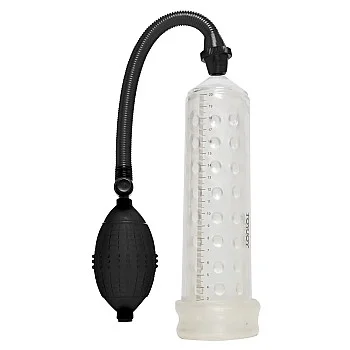 Power Massage Pump with Sleeve - Transparant