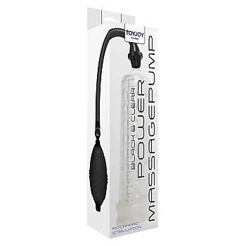 Power Massage Pump with Sleeve - Transparant