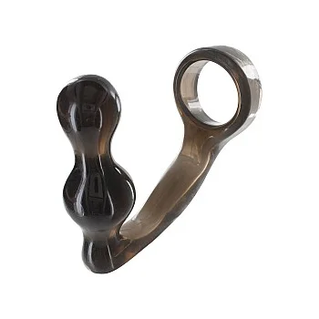 Power Plug & Penisring - Grijs