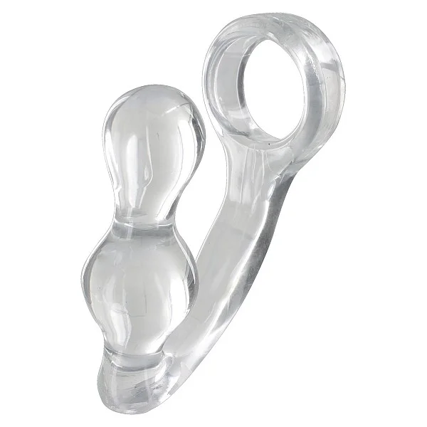 Power Plug & Penisring - Transparant van het merk Manpower - Anaal Dildo's - online kopen bij Masculum.nl. De discrete online seks-toys en erotisch heren ondergoed winkel voor gay & hetero mannen.