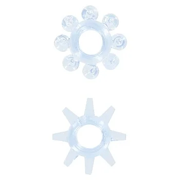 Power Stretchy Rings 2pcs - Blauw