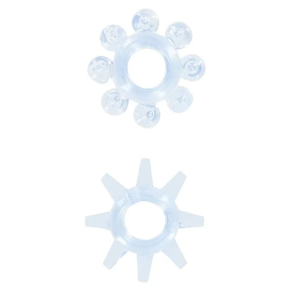 Power Stretchy Rings 2pcs - Blauw van het merk Manpower - Cockringen - online kopen bij Masculum.nl. De discrete online seks-toys en erotisch heren ondergoed winkel voor gay & hetero mannen.