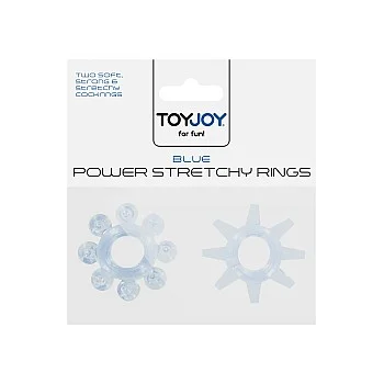 Power Stretchy Rings 2pcs - Blauw