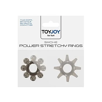 Power Stretchy Rings 2pcs - Grijs