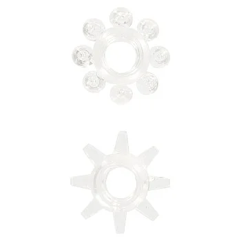 Power Stretchy Rings 2pcs - Transparant