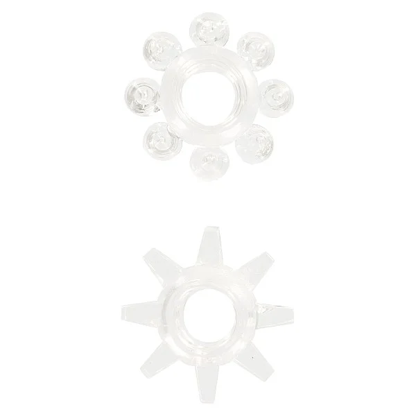 Power Stretchy Rings 2pcs - Transparant van het merk Manpower - Cockringen - online kopen bij Masculum.nl. De discrete online seks-toys en erotisch heren ondergoed winkel voor gay & hetero mannen.