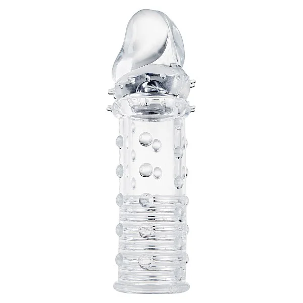 Power Stud Sleeve - Transparant van het merk Manpower - Penis Sleeves - online kopen bij Masculum.nl. De discrete online seks-toys en erotisch heren ondergoed winkel voor gay & hetero mannen.