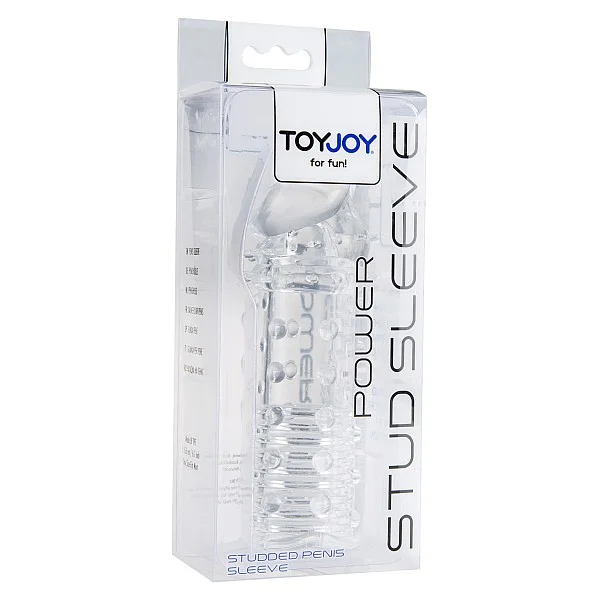Power Stud Sleeve - Transparant van het merk Manpower - Penis Sleeves - online kopen bij Masculum.nl. De discrete online seks-toys en erotisch heren ondergoed winkel voor gay & hetero mannen.