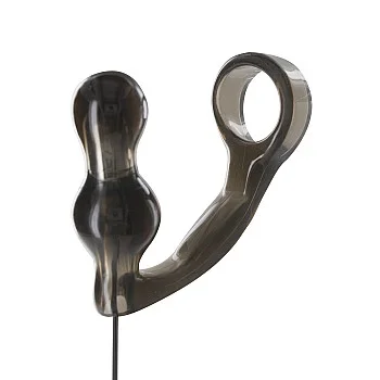 Power Plug & Penisring Vibrating - Grijs