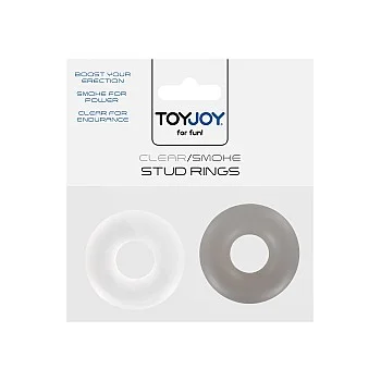 Stud Rings 2pcs - Transparant