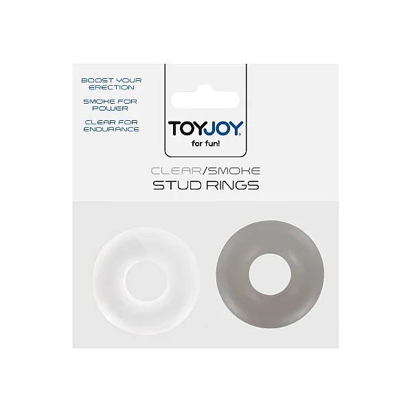 Stud Rings 2pcs - Transparant van het merk Manpower - Cockringen - online kopen bij Masculum.nl. De discrete online seks-toys en erotisch heren ondergoed winkel voor gay & hetero mannen.