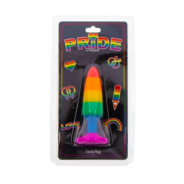 Twink Plug Medium - Regenboog van het merk Pride - Buttplugs - online kopen bij Masculum.nl. De discrete online seks-toys en erotisch heren ondergoed winkel voor gay & hetero mannen.