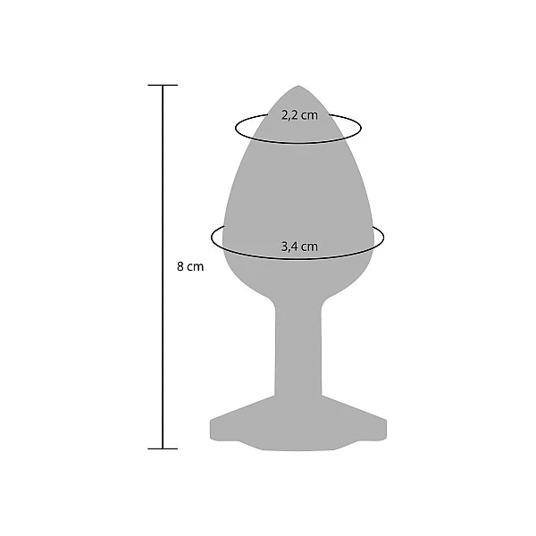 Starlight Booty Jewel Medium - Zilver van het merk Anal Play - Buttplugs - online bestellen bij Masculum.nl. De discrete online seks-toys en erotisch heren ondergoed winkel voor gay & hetero mannen.