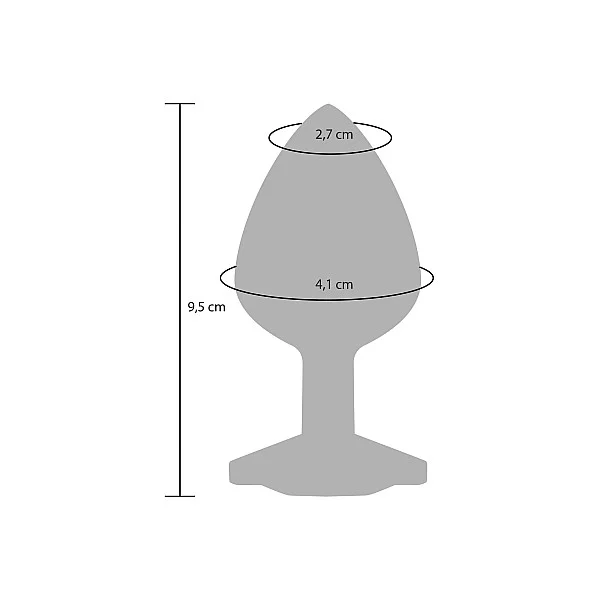 Starlight Booty Jewel Large - Zilver van het merk Anal Play - Buttplugs - online bestellen bij Masculum.nl. De discrete online seks-toys en erotisch heren ondergoed winkel voor gay & hetero mannen.
