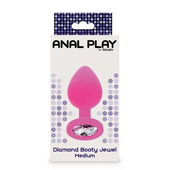 Diamond Booty Jewel Medium - Roze