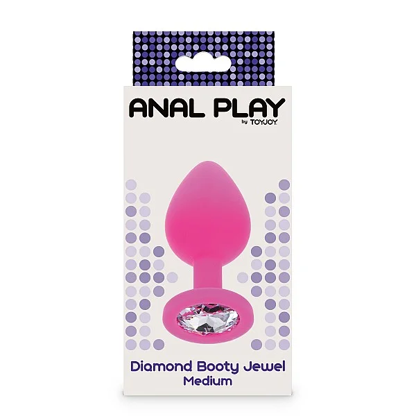 Diamond Booty Jewel Medium - Roze van het merk Anal Play - Buttplugs - online bestellen bij Masculum.nl. De discrete online seks-toys en erotisch heren ondergoed winkel voor gay & hetero mannen.