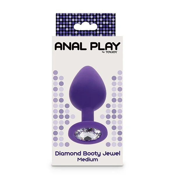 Diamond Booty Jewel Medium - Paars van het merk Anal Play - Buttplugs - online bestellen bij Masculum.nl. De discrete online seks-toys en erotisch heren ondergoed winkel voor gay & hetero mannen.