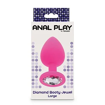 Diamond Booty Jewel Large - Roze