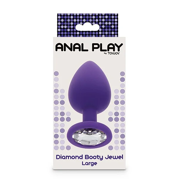 Diamond Booty Jewel Large - Paars van het merk Anal Play - Buttplugs - online kopen bij Masculum.nl. De discrete online seks-toys en erotisch heren ondergoed winkel voor gay & hetero mannen.