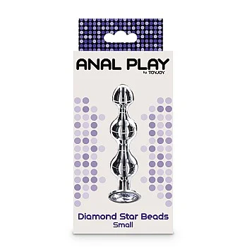 Diamond Star Beads Small - Zilver