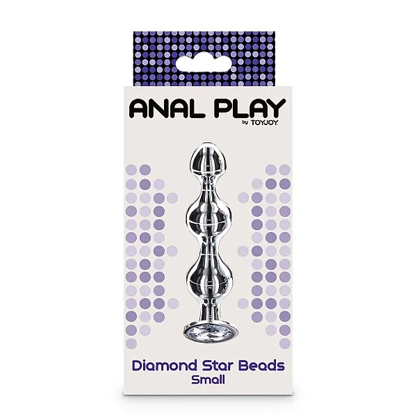 Diamond Star Beads Small - Zilver van het merk Anal Play - Anale Kralen - online bestellen bij Masculum.nl. De discrete online seks-toys en erotisch heren ondergoed winkel voor gay & hetero mannen.