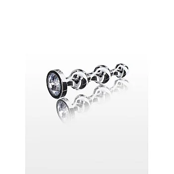 Diamond Star Beads Medium - Zilver