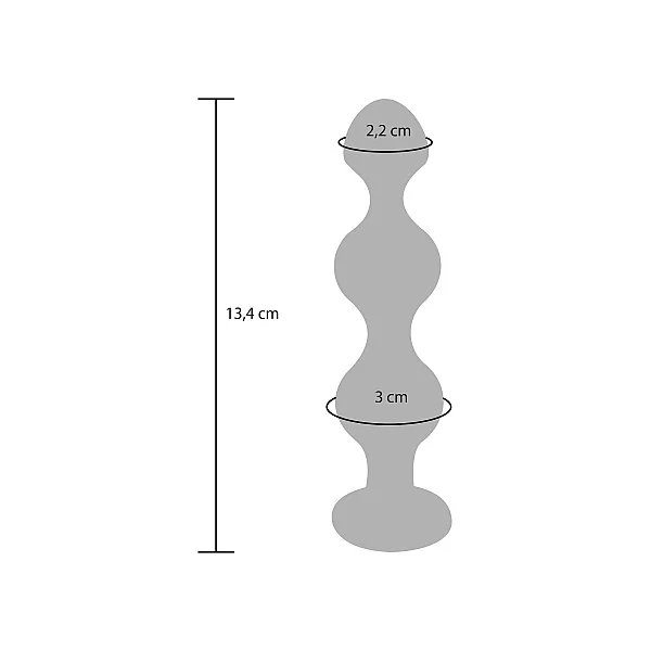 Diamond Star Beads Large - Zilver van het merk Anal Play - Anale Kralen - online kopen bij Masculum.nl. De discrete online seks-toys en erotisch heren ondergoed winkel voor gay & hetero mannen.