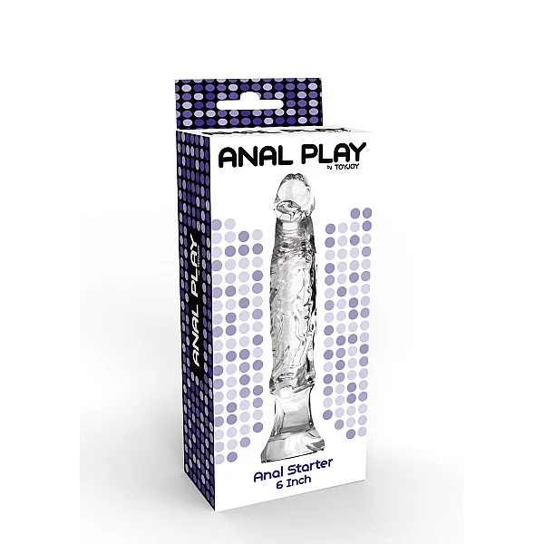 Anal Starter 6 Inch - Transparant van het merk Anal Play - Anaal Dildo's - online kopen bij Masculum.nl. De discrete online seks-toys en erotisch heren ondergoed winkel voor gay & hetero mannen.