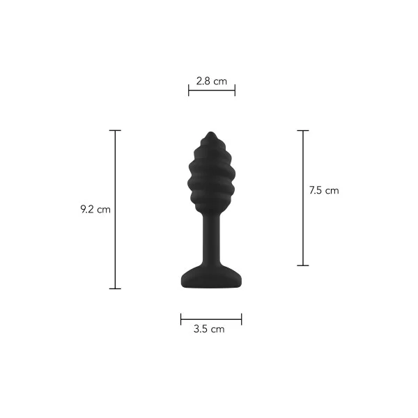 ToyJoy Anal Play Swirl - Buttplug van het merk Anal Play - Klassieke Buttplugs - online kopen bij Masculum.nl. De discrete online seks-toys en erotisch heren ondergoed winkel voor gay & hetero mannen.