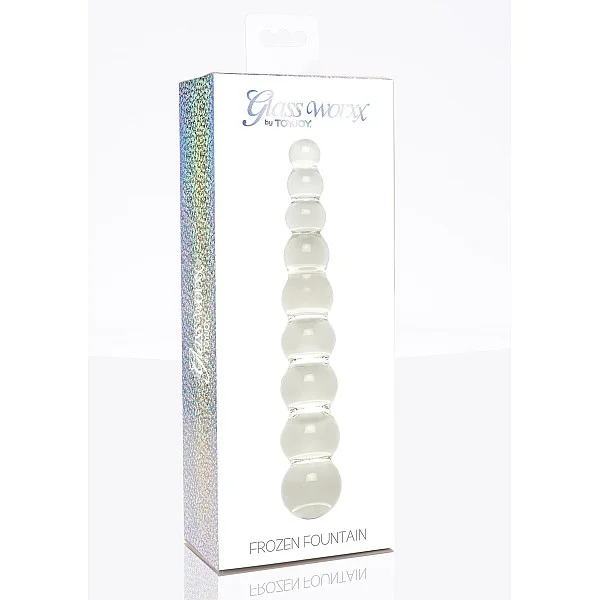 Frozen Fountain - Transparant van het merk Glass Worxx - Vibrators - online kopen bij Masculum.nl. De discrete online seks-toys en erotisch heren ondergoed winkel voor gay & hetero mannen.
