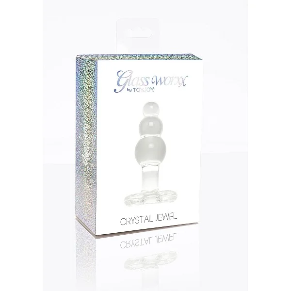 Crystal Jewel - Transparant van het merk Glass Worxx - Buttplugs - online bestellen bij Masculum.nl. De discrete online seks-toys en erotisch heren ondergoed winkel voor gay & hetero mannen.